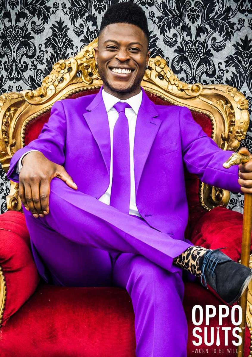 OppoSuits Purple Prince - Kostuum - Maat 46