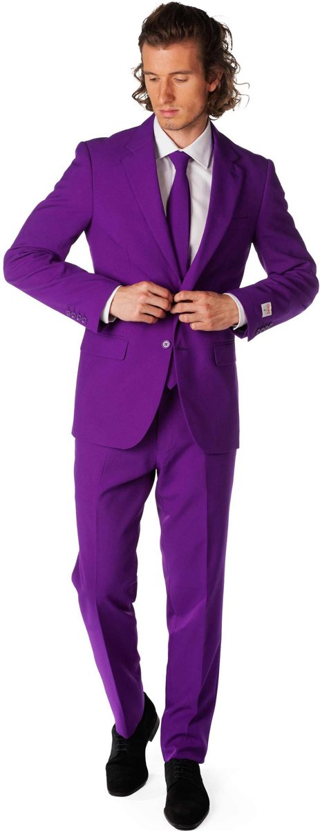 OppoSuits Purple Prince - Kostuum - Maat 58