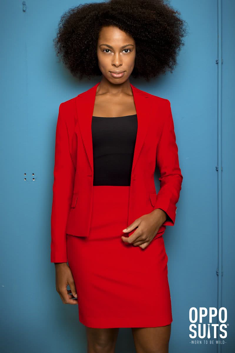 OppoSuits Red Ruby - Kostuum - Maat 42