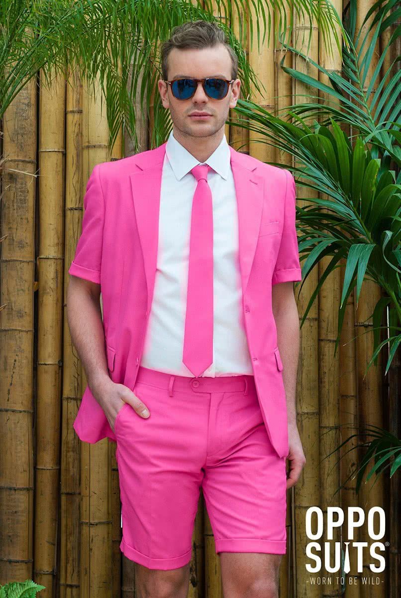 OppoSuits Summer Mr. Pink - Kostuum - Maat 52