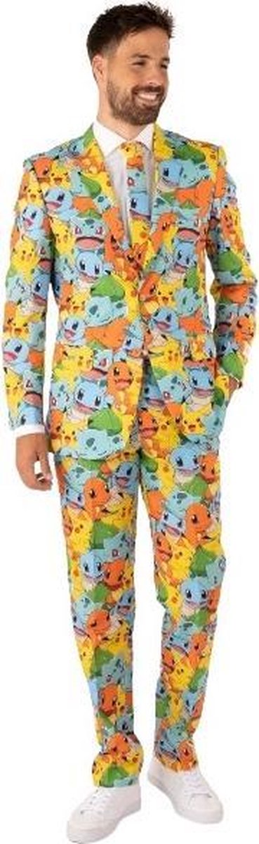 Opposuits Verkleedpak Pokémon Heren Polyester Maat 46