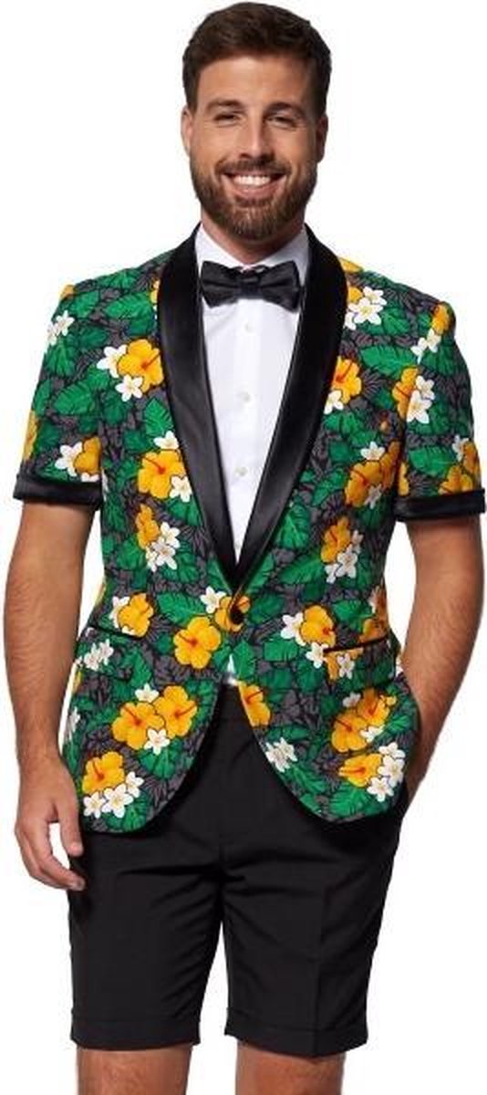 Opposuits Verkleedpak Tropical Treasure Heren Polyester Maat 56