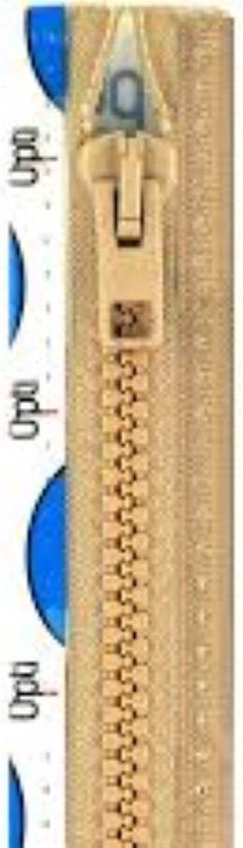 Opti P60 ritssluiting bloktand, niet-deelbaar, Beige, 16 cm, per stuk.