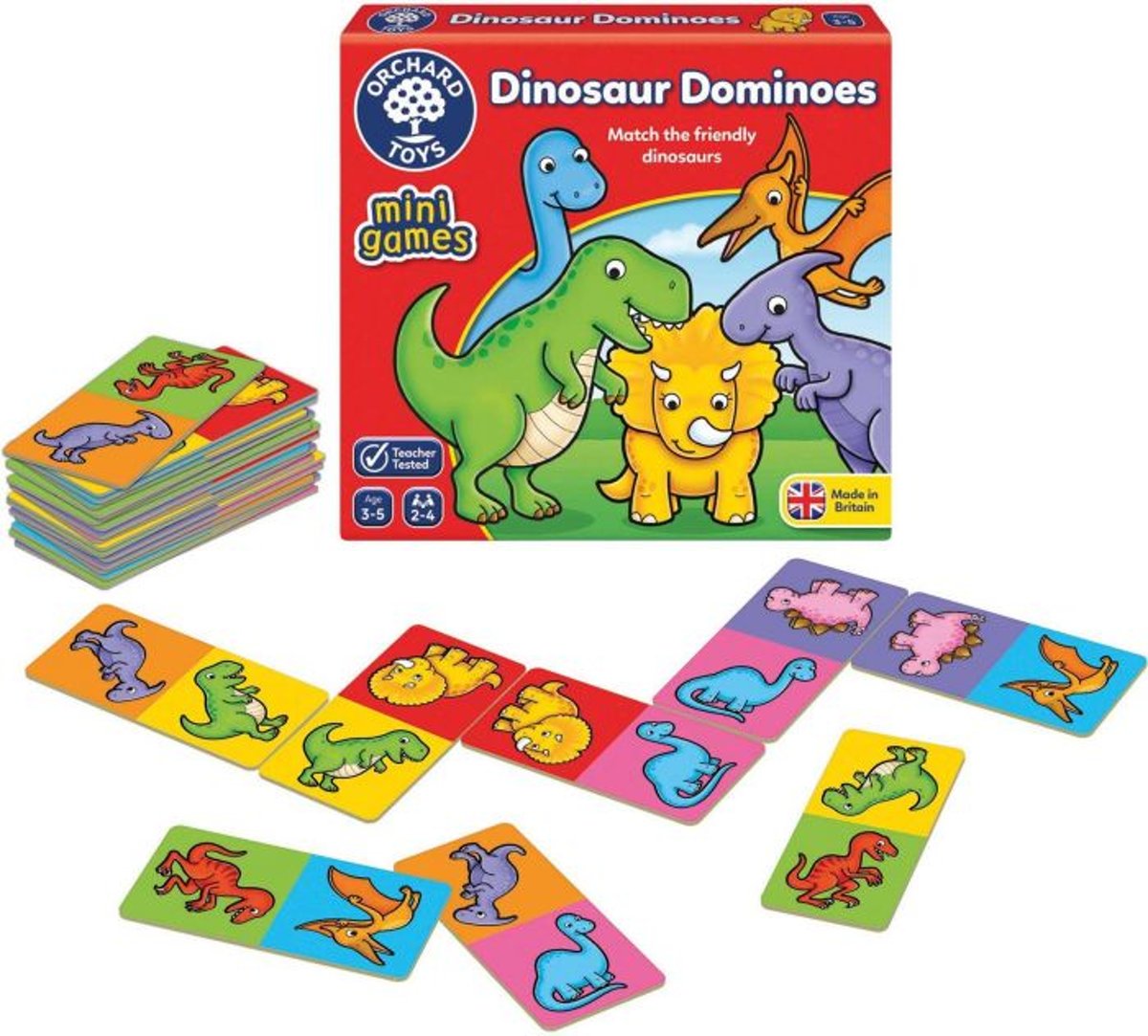 Orchard Toys Mini Game Dinosaur Dominos