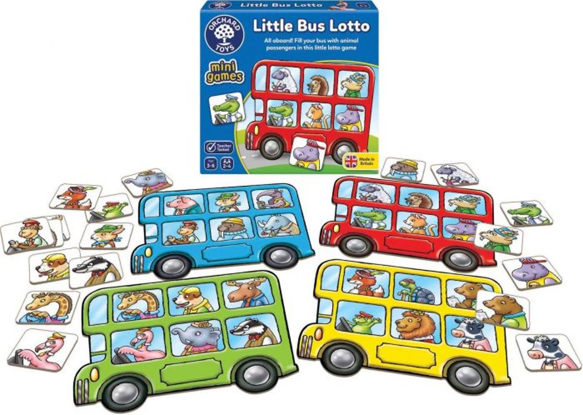 Orchard Toys Mini Game Little Bus Lotto