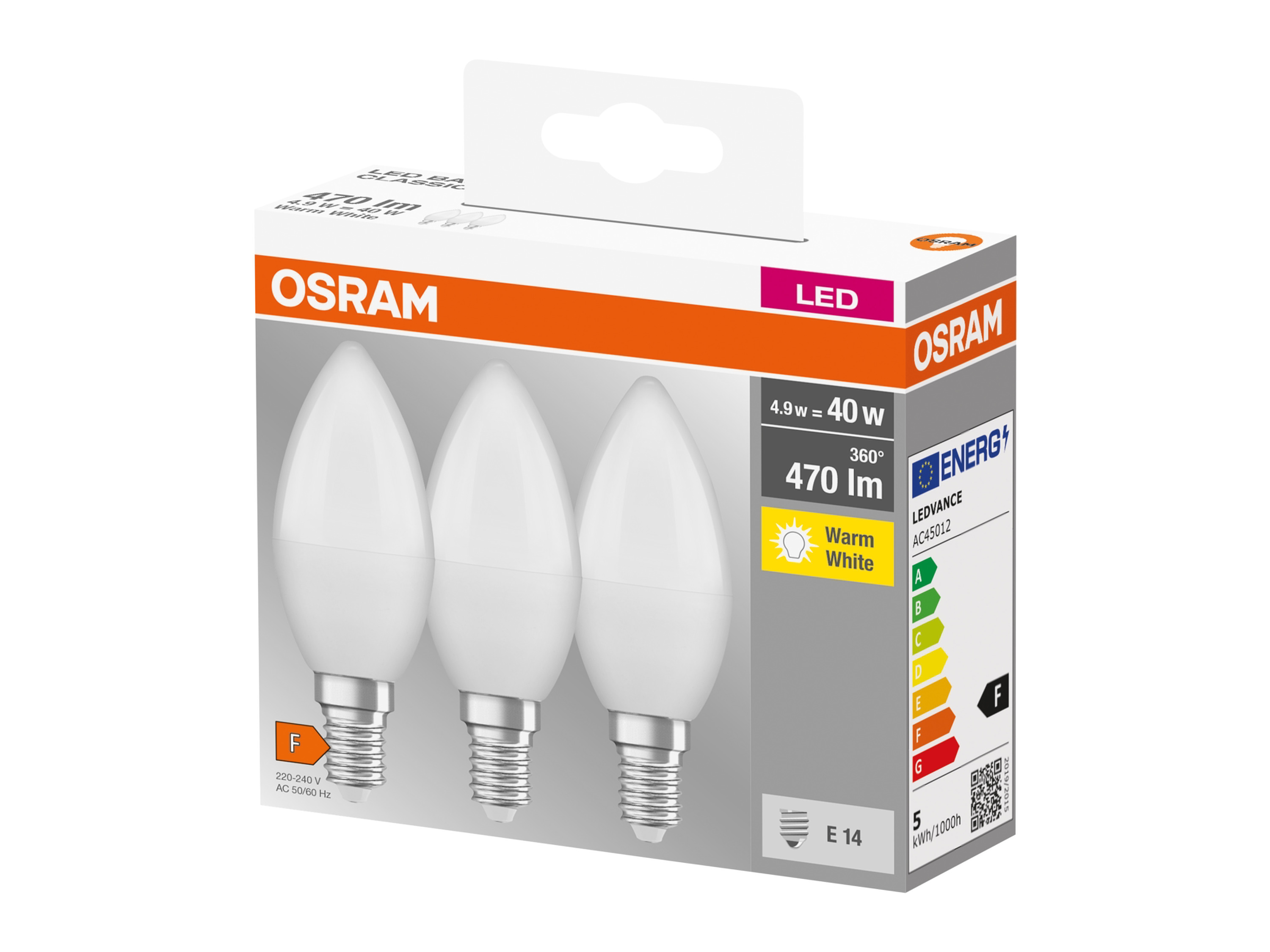 OSRAM Verlichtingsmiddel (LED-kaars 40 E14)