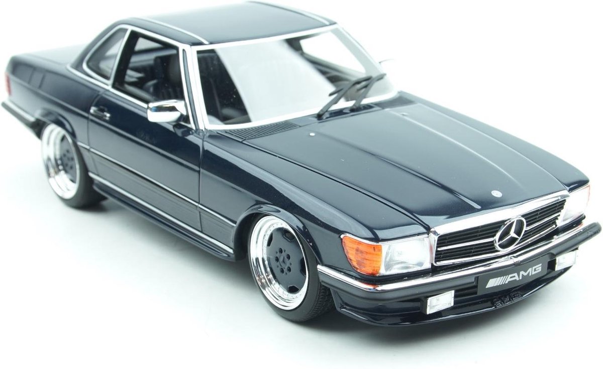 Otto Mobile Mercedes-Benz 560 AMG R107 1979 Midnight Blauw 1:18