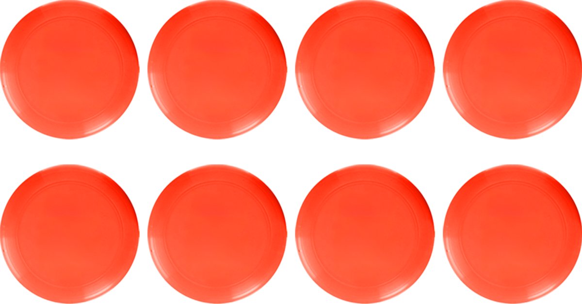   - 174 gram - 28 cm - Schoolset - 8 frisbees -   set -  s -  