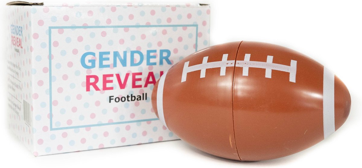 Little koekies - Gender reveal Football kit - Blauwe en Roze Poeder - Geslacht Onthullen - Jongen of Meisje - Zoon of Dochter - Boy or Girl - Zwanger