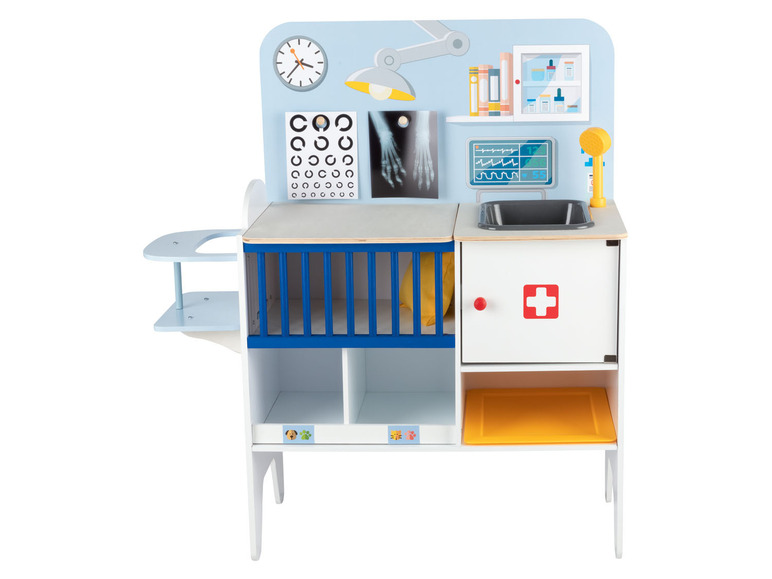 2-in-1 houten babykliniek en dierenarts