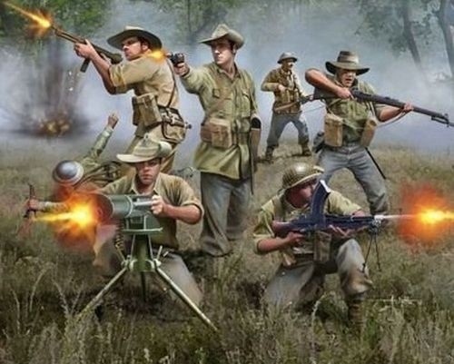 2501 Revell Australian Infantry WWII