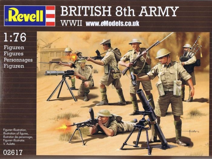 2617 Revell British 8. army WWII