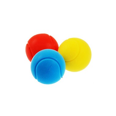 3 Soft tennisballen in zak