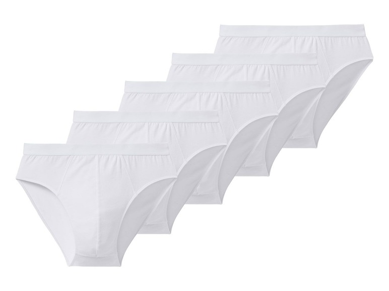 5 heren slips XL, Wit