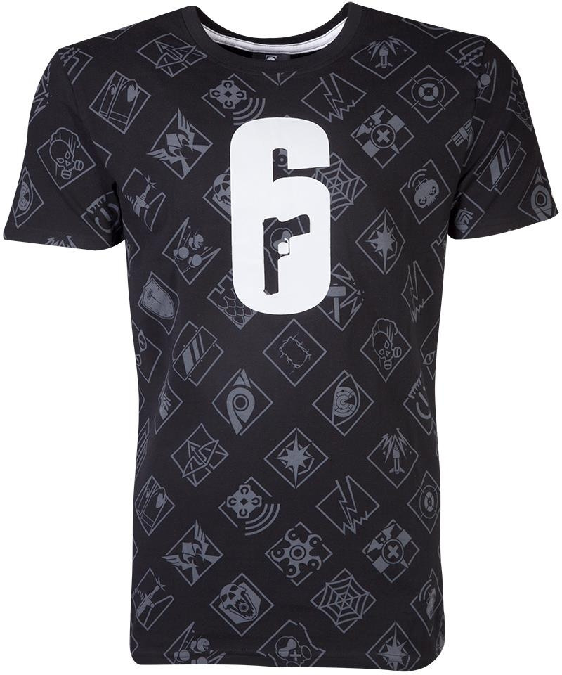 6 - Siege - AOP Logo Men\s T-shirt