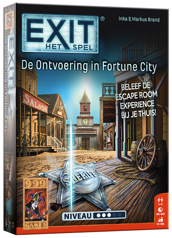 999 Games EXIT De ontvoering in fortune city breinbreker