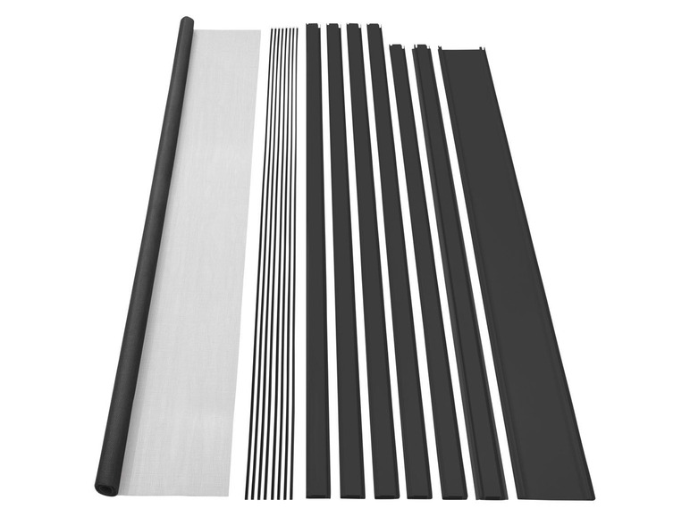 Aluminium hordeur 100 x 210 cm (Antraciet)