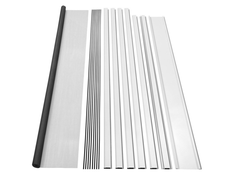 Aluminium hordeur 100 x 210 cm (Wit)