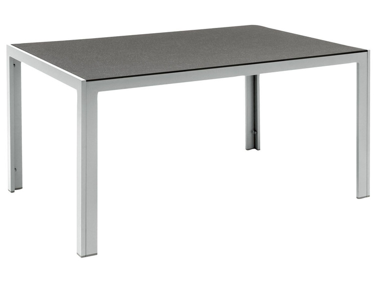 Aluminium tuintafel grijs