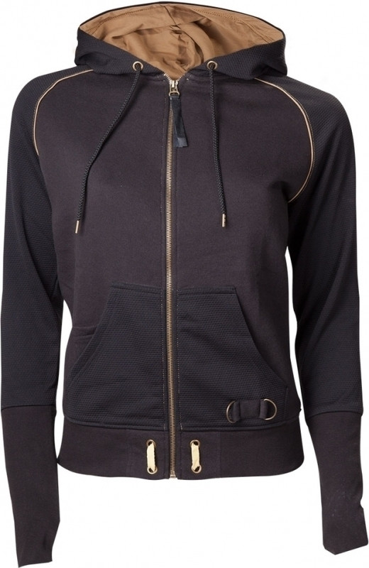 Assassin\s Creed Syndicate Black Zipped Hoodie Women