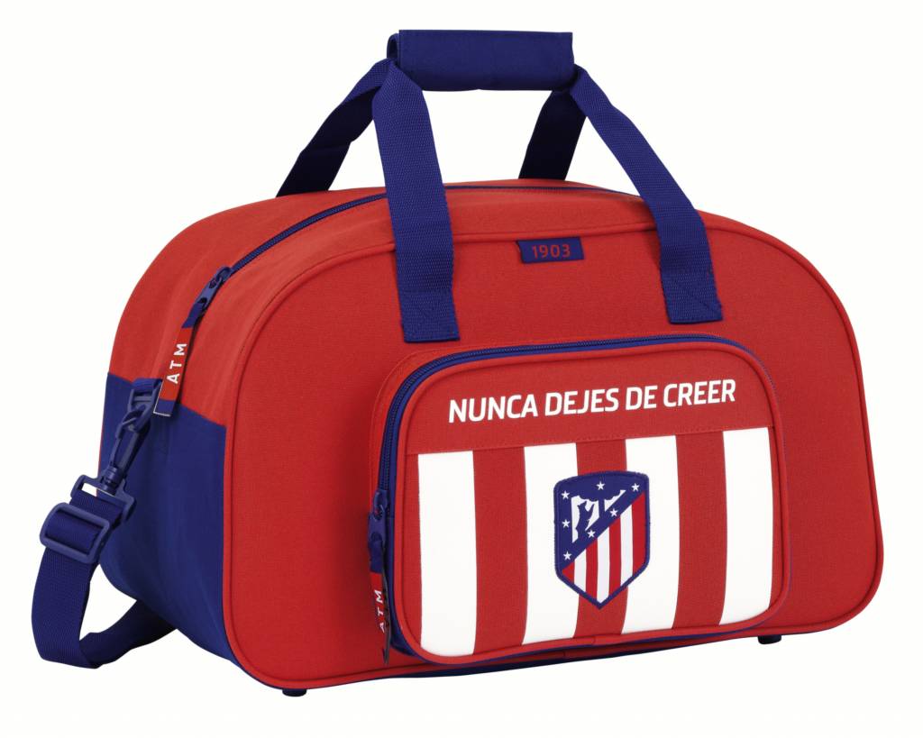 Atletico Madrid Sporttas - 40 x 23 x 24 cm - Polyester - 2 vakken