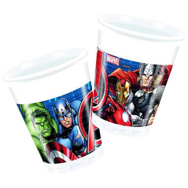 Avengers bekers 200ml 8 stuks