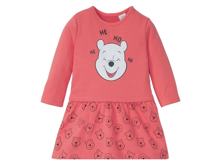 Babymeisjes sweaterjurk (74/80, Winnie the Pooh)