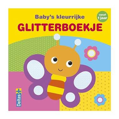 Babys kleurrijke glitterboekje vanaf 1 jr.