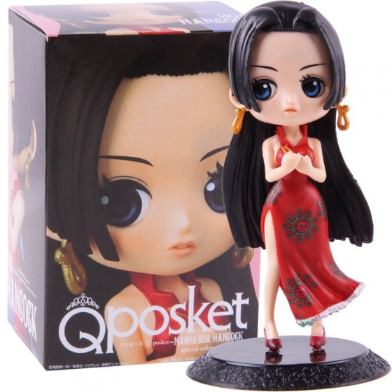 Banpresto Qposket speelfiguur Boa Hancock 14 cm rood/zwart