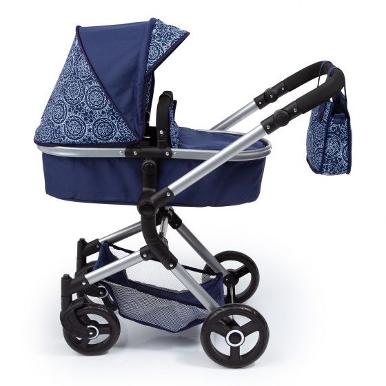 Bayer poppenwagen Combi Dolls Pram Vario blauw 86 cm