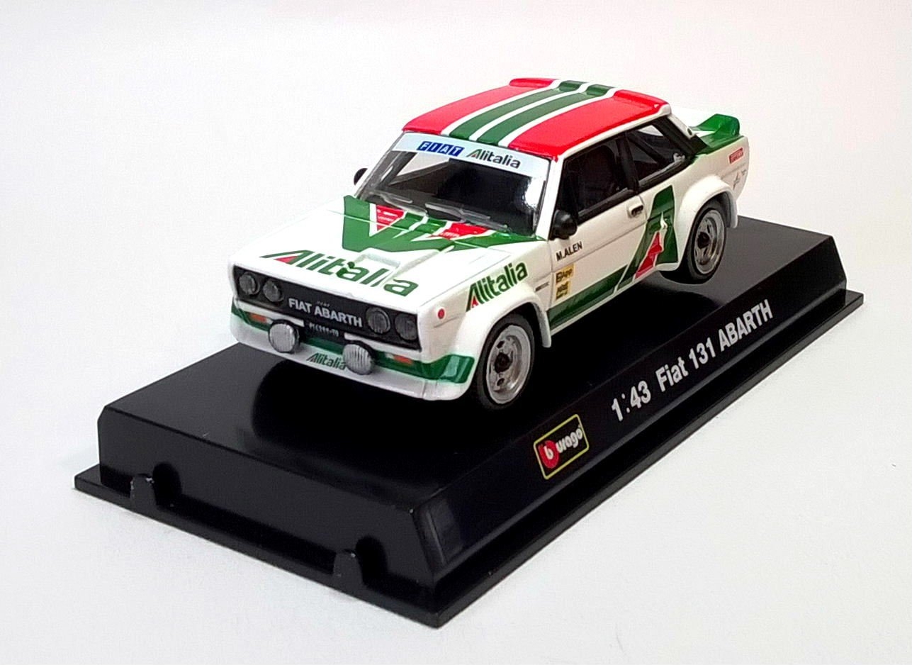 Bburago Fiat 131 Abarth rally - 1:43