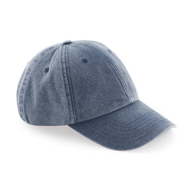 Beechfield low profile vintage cap vintage denim