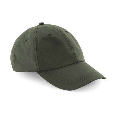 Beechfield outdoor 6 panel cap olive green