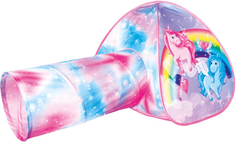 Bino speeltent Unicorn meisjes 160 x 95 cm polyester paars