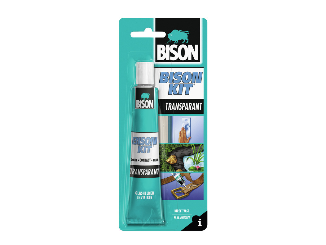 Bison Kit Transparant 50ml tube kaart