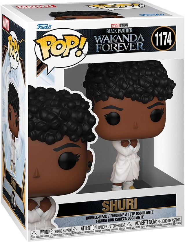 Black Panther Wakanda Forever Funko Pop Vinyl: Shuri in White Dress