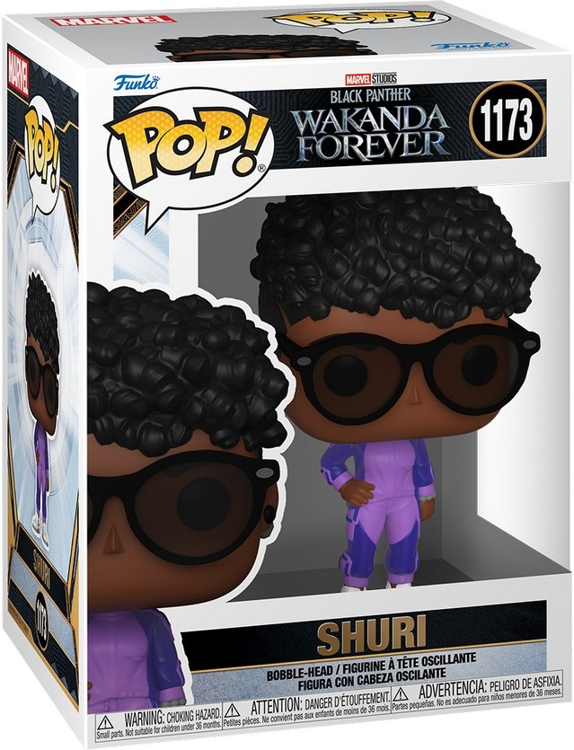 Black Panther Wakanda Forever Funko Pop Vinyl: Shuri with Sunglasses