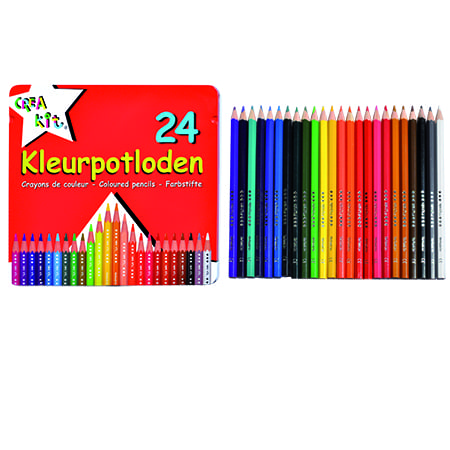 Blik24 Kleurpotloden Crea-kit