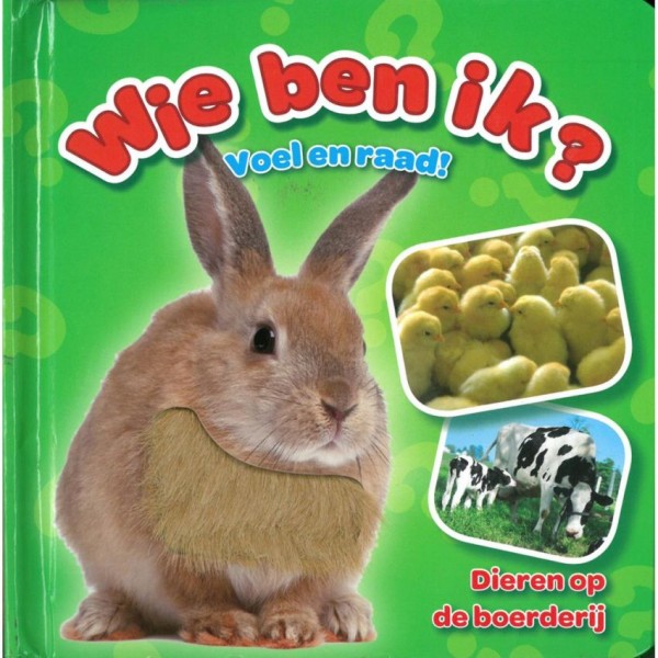 Boek Wie Ben Ik? Dieren op de Boerderij