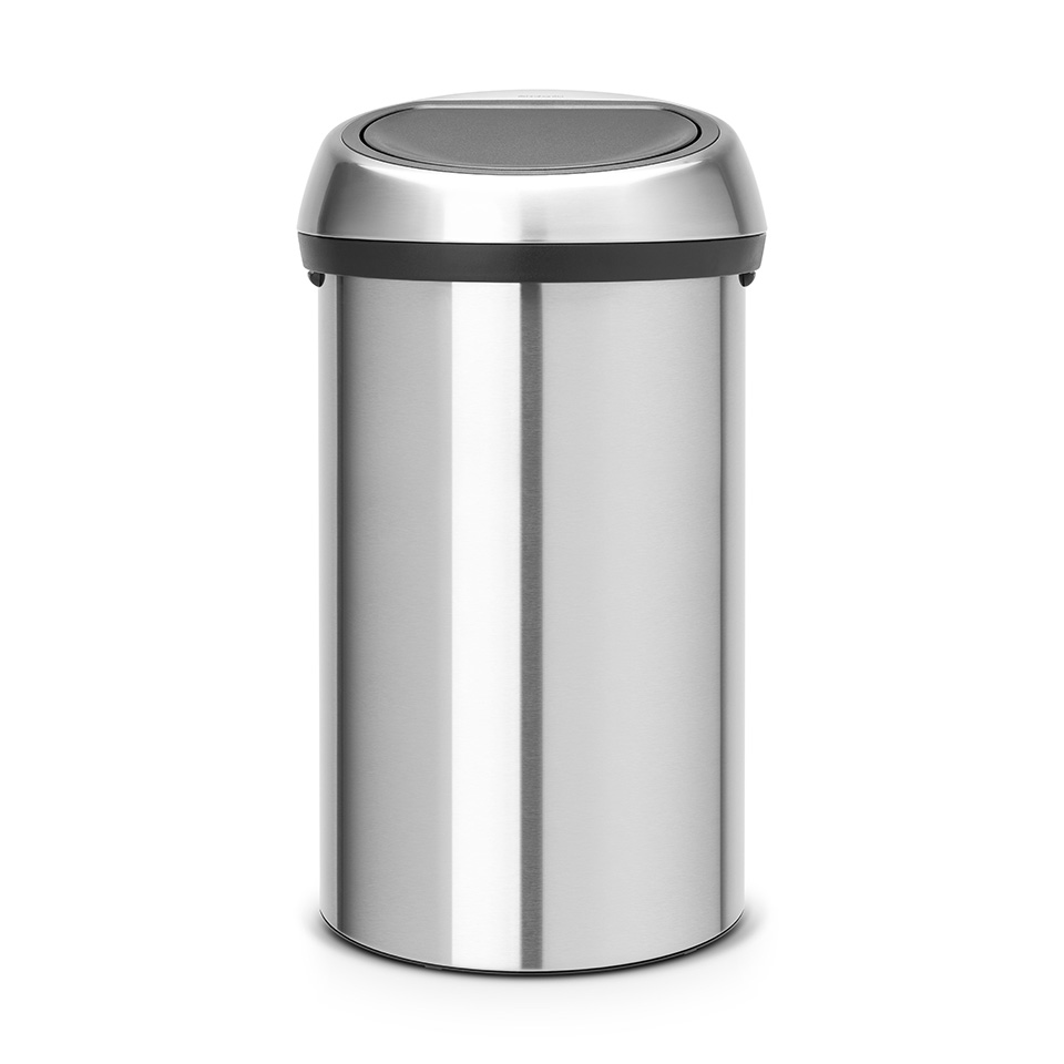 Brabantia Touch Bin prullenbak - 60 L - Matt Steel