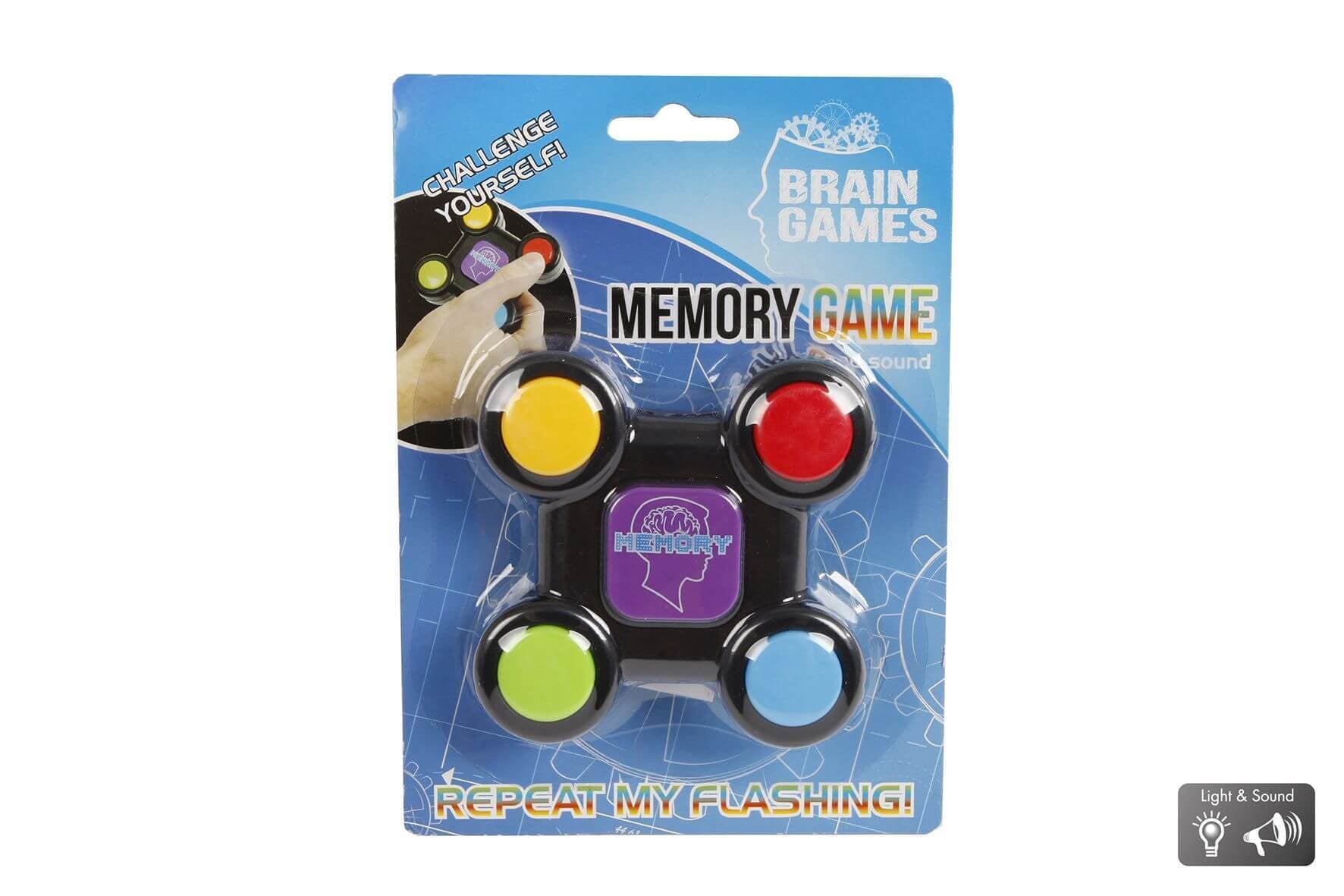 Brain Games Memory Game met licht en geluid