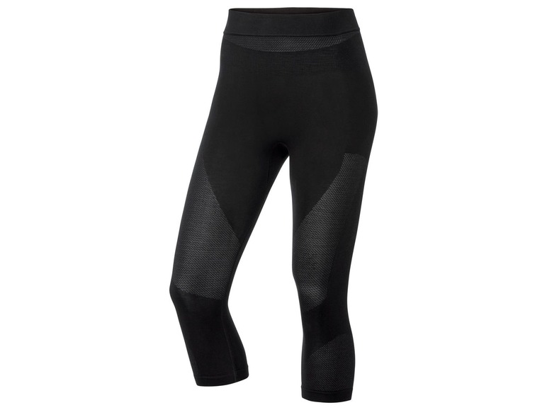 CRIVITPRO Dames seamless ski-onderbroek XS (32/34), Zwart