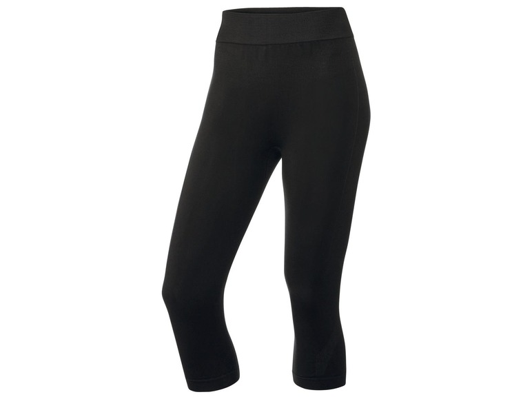 CRIVITPRO Heren seamless ski-onderbroek M, Zwart