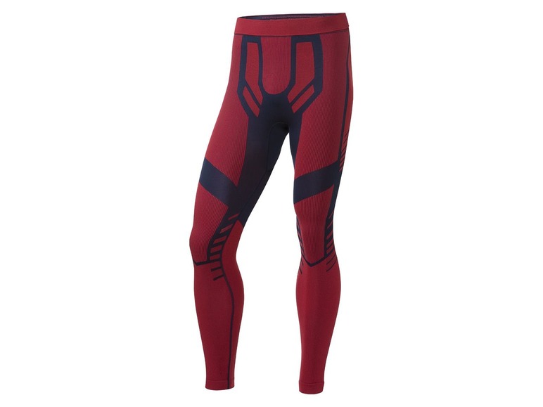 CRIVITPRO Heren thermobroek L, Rood/blauw