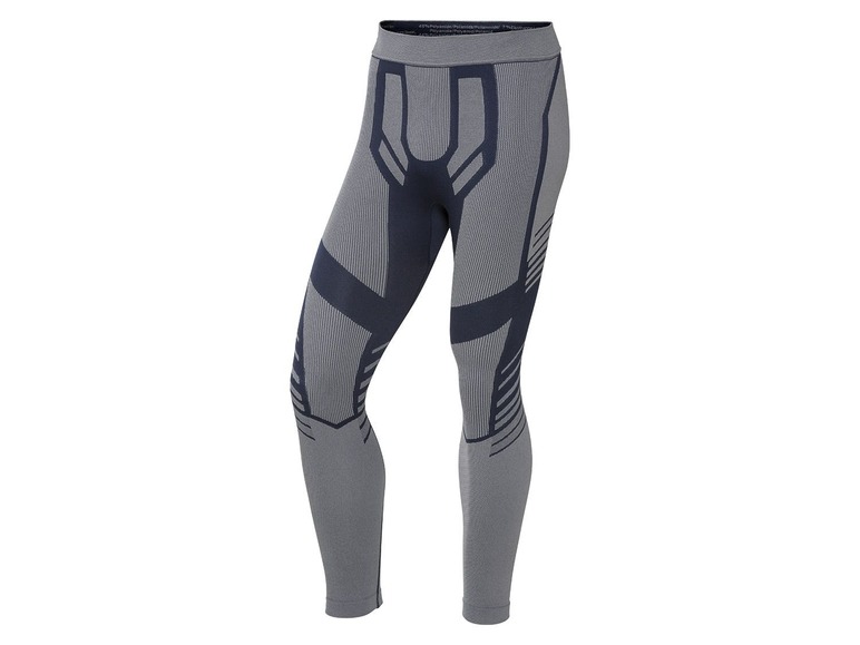 CRIVITPRO Heren thermobroek S , Grijs/blauw