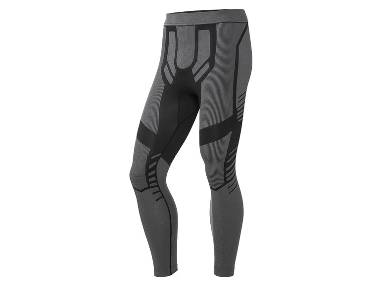 CRIVITPRO Heren thermobroek XL, Grijs/zwart