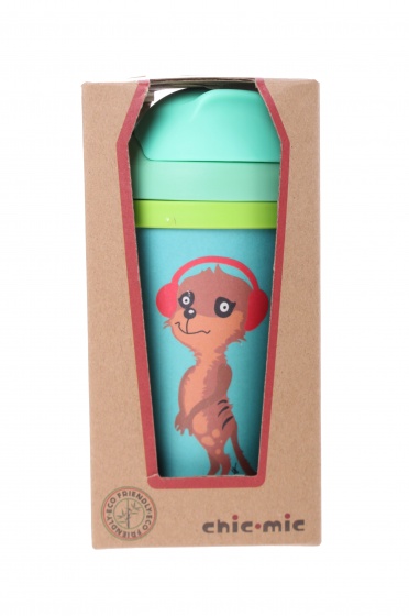 Chic.Mic drinkbeker Dierenvriendjes Lucky 300 ml blauw