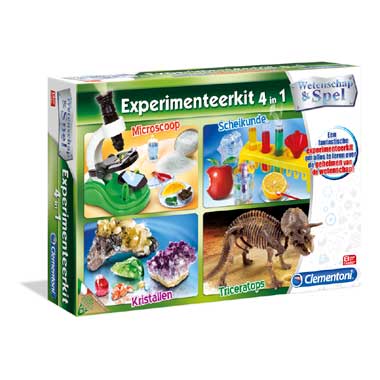 Clementoni Experimenteerkit 4-in-1