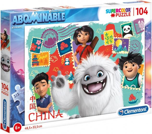 Clementoni legpuzzel Abominable junior karton 104 stukjes