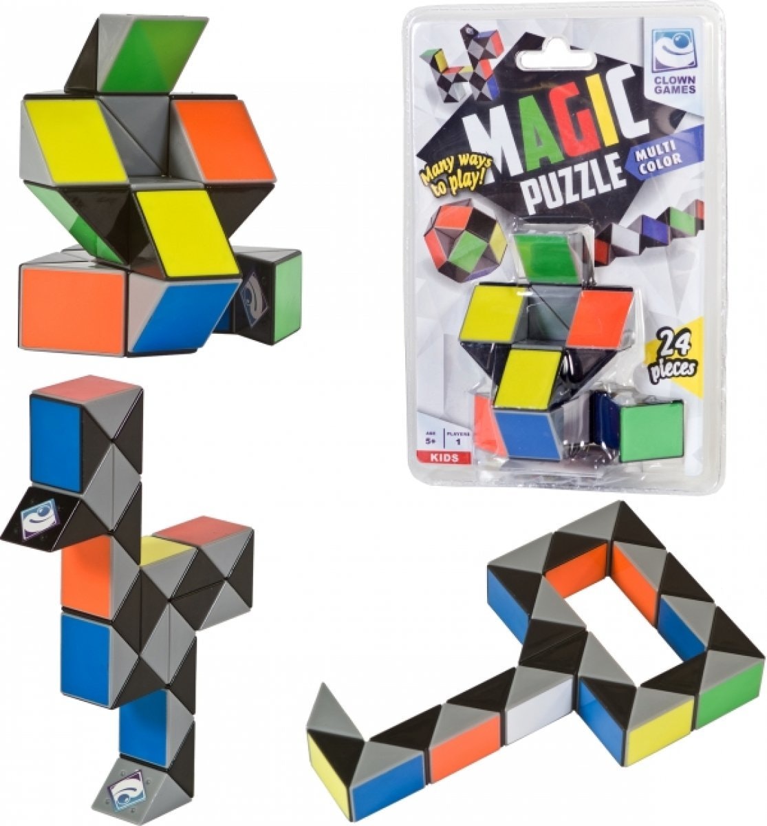 Clown Magische Puzzel Veelkleurig